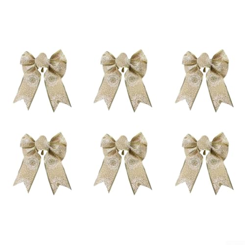 6/7 Stück Weihnachtsschleifen für Kranz, Weihnachtskranz Schleife doppellagige Schneeflocke Schleife Band Winter Weihnachtsbaum Handwerk Schleifen Ornamente für Haustür Neujahr Weihnachten Party 6/7 Stück Weihnachtsschleifen für Kranz, Weihnachtskranz Schleife doppellagige Schneeflocke Schleife Band Winter Weihnachtsbaum Handwerk Schleifen Ornamente für Haustür Neujahr Weihnachten Party von BildeeMait