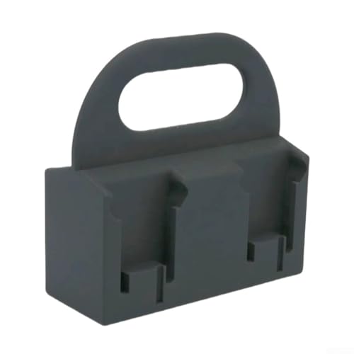 Batteriehalter-Adapter für Mil-waukee 48-11-1862 48-11-1880 18 V Batterie-Aufbewahrungsregal ABS-Kunststoff Konstruktionswerkzeug Organisation Rot Blau Grün Schwarz (schwarz) von BildeeMait
