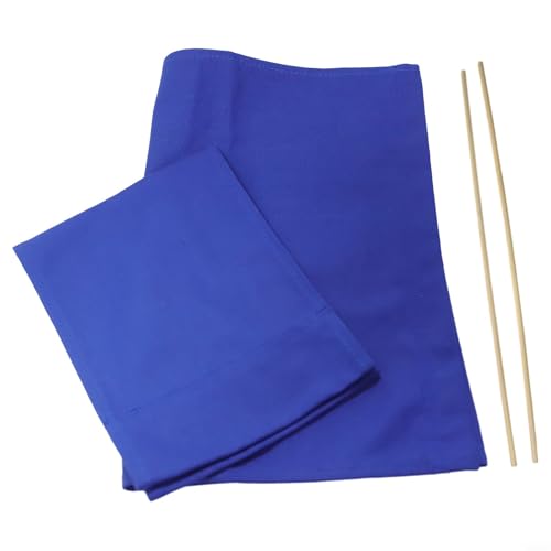 Bequemes und weiches Sitzbezüge-Set, klassisches Design für runde Stangenstühle (blau) von BildeeMait