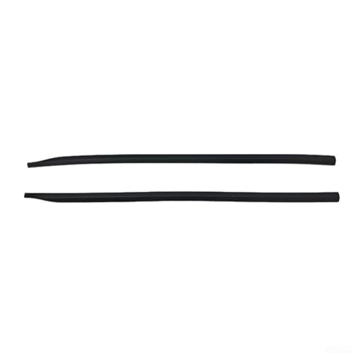 BildeeMait 2 Stück Frontscheibe A-Säule Gummidichtungsstreifen für Toyota Land Cruiser A-Säule Zierleiste schwarz wetterfest Gummidichtungsstreifen von BildeeMait