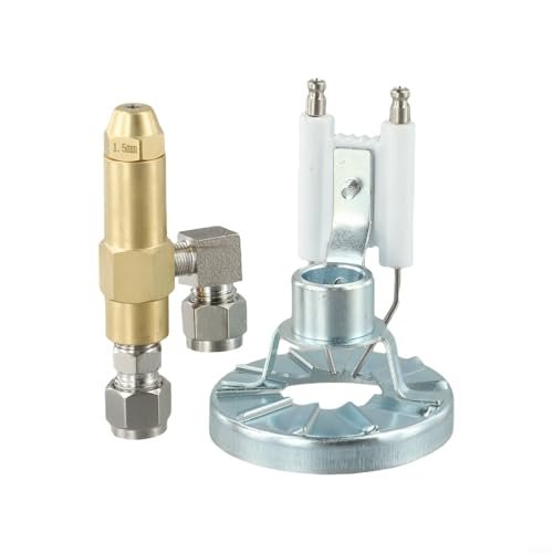BildeeMait Altölbrenner-Düse, Siphon, Luftzerstäuber, Sprühdüse, Heizöl, Verbrennungsspray, Messing, Aluminium, Heizung, Kühlung, Luftzerstäuber (1,5 mm) von BildeeMait
