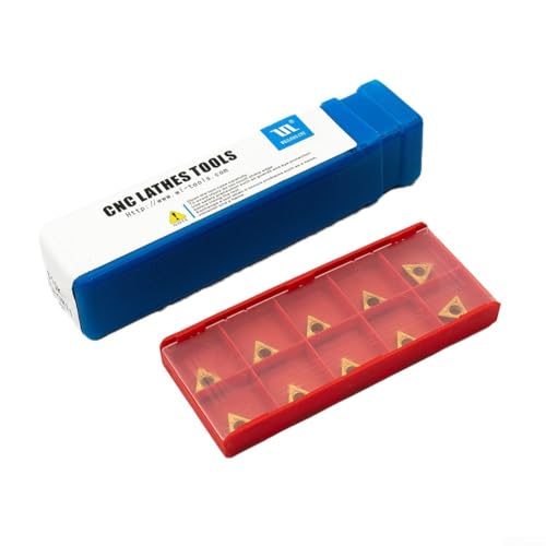 BildeeMait Interner Drehwerkzeughalter S10K-STFCR11 Bohrstange mit TCMT110204 Einsätzen, rechte Hand, Schaft aus Karbonstahl, 10 x 6 mm, 125 mm Länge, Schraubenschlüssel im Lieferumfang enthalten BildeeMait Interner Drehwerkzeughalter S10K-STFCR11 Bohrstange mit TCMT110204 Einsätzen, rechte Hand, Schaft aus Karbonstahl, 10 x 6 mm, 125 mm Länge, Schraubenschlüssel im Lieferumfang enthalten von BildeeMait