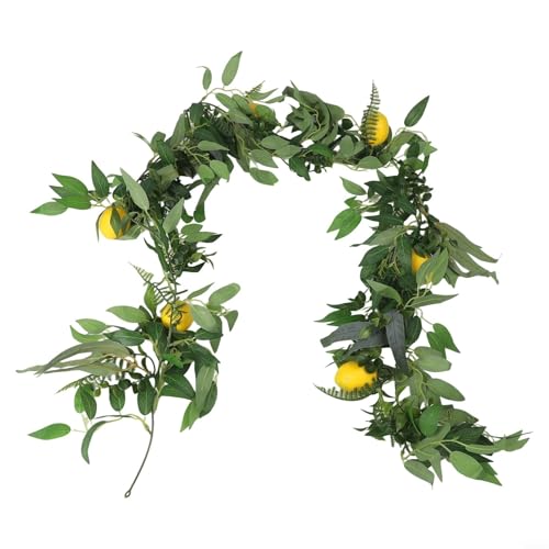 BildeeMait Künstliche Weidenblätter, Zitronenranke, Frühlings- und Sommerkranz, grüne Simulationspflanze für Hochzeit, Heimdekoration BildeeMait Künstliche Weidenblätter, Zitronenranke, Frühlings- und Sommerkranz, grüne Simulationspflanze für Hochzeit, Heimdekoration von BildeeMait