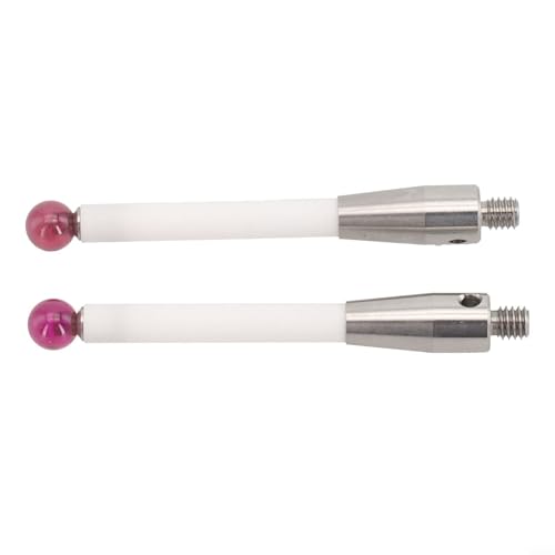 CMM-Sonden-Touch-Schäfte, Modell A50003709, mit 50 mm langer Kugelspitze, 6 mm Durchmesser, Edelstahl-Gewindegriffe für Präzisions-CMM, 2 Stück CMM-Sonden-Touch-Schäfte, Modell A50003709, mit 50 mm langer Kugelspitze, 6 mm Durchmesser, Edelstahl-Gewindegriffe für Präzisions-CMM, 2 Stück von BildeeMait