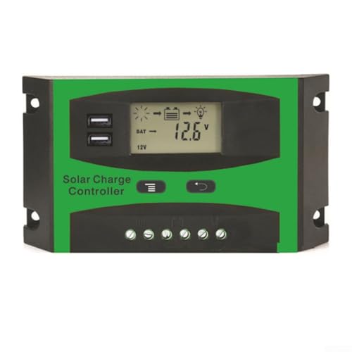 Dual USB Solar Laderegler 30A für 12V/24V Anwendungen LCD Display und dreistufiges Lademanagement Dual USB Solar Laderegler 30A für 12V/24V Anwendungen LCD Display und dreistufiges Lademanagement von BildeeMait