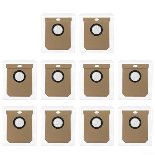 Ersatz-Staubsaugerbeutel, kompatibel mit Cecotec Conga 2299, 2499, 7490, Vliesstoff, schmelzgeblasener Stoff, starke Filtration, weiß, Heimgebrauch, 10 Stück Ersatz-Staubsaugerbeutel, kompatibel mit Cecotec Conga 2299, 2499, 7490, Vliesstoff, schmelzgeblasener Stoff, starke Filtration, weiß, Heimgebrauch, 10 Stück von BildeeMait