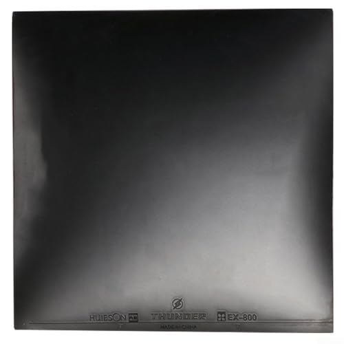 Fast Attack Tischtennisgummi mit hartem Schwamm für hervorragende Ballkontrolle und Spin (schwarz) von BildeeMait