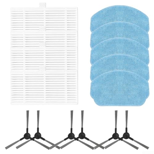 Filterbürste Mop Pad Ersatz für 2in1 Roboterstaubsauger für MAMNV BR150 BR151 Teile kompatibel mit und Modellen (B) von BildeeMait