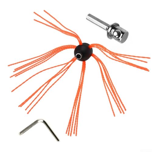 Flexibles Schornsteinreinigungsbürsten-Set mit Bohrer-Adapter und Sechskantschlüssel für elektrische Kehrabzüge und Edelstahlauskleidungen, Navigieren von Kurven und Entfernen von Ablagerungen Flexibles Schornsteinreinigungsbürsten-Set mit Bohrer-Adapter und Sechskantschlüssel für elektrische Kehrabzüge und Edelstahlauskleidungen, Navigieren von Kurven und Entfernen von Ablagerungen von BildeeMait