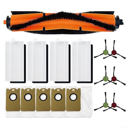 Hauptseitenbürstenfilter-Staubbeutel-Set, 16-teiliges Staubsauger-Zubehör-Set für Ionvac für SmartClean V4 Roboter-Staubsauger Hauptseitenbürstenfilter-Staubbeutel-Set, 16-teiliges Staubsauger-Zubehör-Set für Ionvac für SmartClean V4 Roboter-Staubsauger von BildeeMait