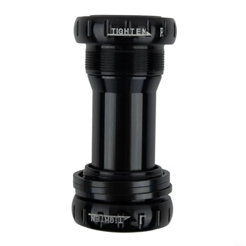 Keramik-Kugellager Tretlager BB52 für Fahrrad 68 73 mm, leicht und zuverlässig (schwarz) von BildeeMait