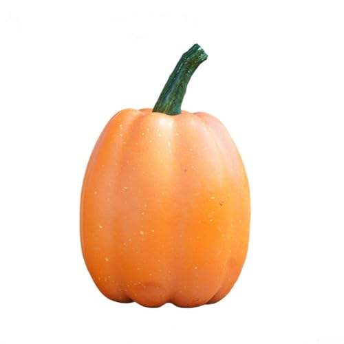 Künstlicher Kürbis Ornament Schaumstoff Fake Cushaw Ernte Dekoration für Küche Home Party Fotografie pädagogische Aktivitäten Einzeln Verpackt Realistische Textur Mehrere Anwendungen (16 cm) von BildeeMait
