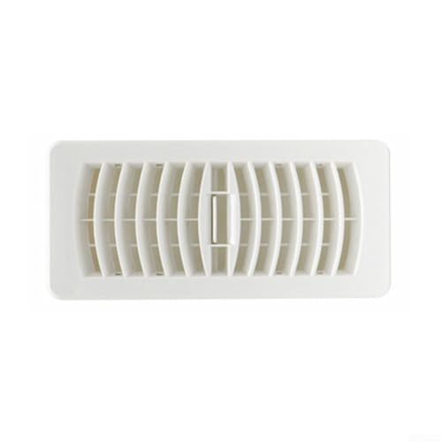 Kunststoff-Auspuffgitter, Bodenregister, Lüftungsabdeckung für Innen-Klimaanlagen, Badventilatoren und Küchenlüftungen (10,2 x 25,4 cm) von BildeeMait