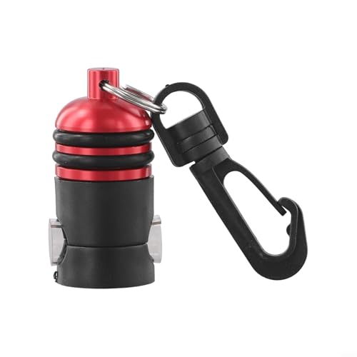 Magnetischer Oktopus-Halter für Tauchreglerschläuche mit verstellbarer Passform und Schnellverschluss-Edelstahlschnalle für sicheren Tauchgebrauch (rot) von BildeeMait