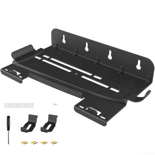 Metall-Wandhalterung für PS5 Pro Halten Sie Ihren Spielraum organisiert und effizient (schwarz) von BildeeMait