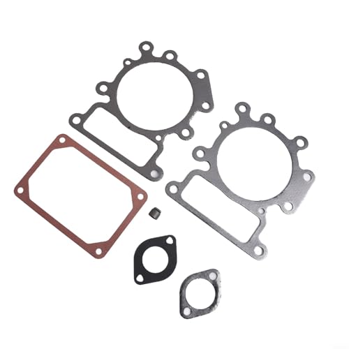 Rasenmäher Motor Zylinderkopfdichtung Ersatz für Teile für 796584 699168 692410 Metallmaterial Set mit 5 Dichtungen für Wartung Rasenmäher Motor Zylinderkopfdichtung Ersatz für Teile für 796584 699168 692410 Metallmaterial Set mit 5 Dichtungen für Wartung von BildeeMait