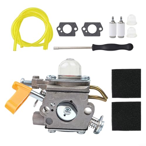 Rasenmäher Vergaser-Kit für RY kompatibel mit RBC30SESA für RBC30SBSA für RHT2660DA RLT30CESA ORLT30PRT enthält Vergaser-Luftfilter, Kraftstofffilter, Dichtungen, Starterkugeln Rasenmäher Vergaser-Kit für RY kompatibel mit RBC30SESA für RBC30SBSA für RHT2660DA RLT30CESA ORLT30PRT enthält Vergaser-Luftfilter, Kraftstofffilter, Dichtungen, Starterkugeln von BildeeMait