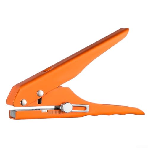Robuste 15 mm Lochzange, Metall-Handstanzer mit fester Skala für Papier, Karton, PVC-Karten, dünne Metallbleche und Leder, ergonomischer rutschfester Griff für Büro, Schule und Bastelarbeiten von BildeeMait