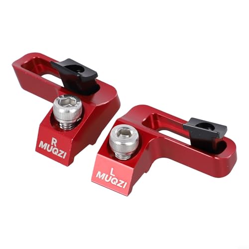 Schaltadapter aus Aluminiumlegierung, kompatibel mit SRAM für ISpec EV-Bremsmodelle M4100 M6100/6120 M7100/7120 M8100/8120 M9100/9120 CNC-geschnitten und eloxiert (rot) von BildeeMait