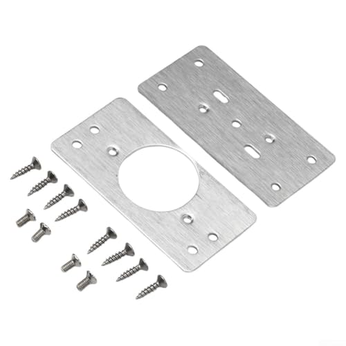 Scharnier-Reparaturplatten-Montage-Set inklusive zuverlässiger Edelstahl-Materialien und Hardware (10 Stück) von BildeeMait