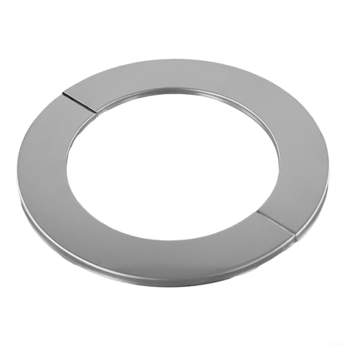 Schützende Edelstahlabdeckung für Rohre in Gas-Warmwasserbereitern, Abwasserrohren und Kaminofenanschlüssen mit Rückseite für stabile Befestigung (100 mm) von BildeeMait