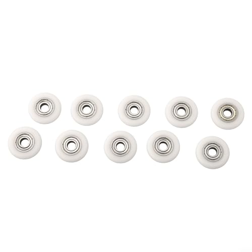 Set mit 10 Rollen für Duschtüren, verstellbar für optimale Leistung, 19/23/25 mm Durchmesser (25 mm) von BildeeMait