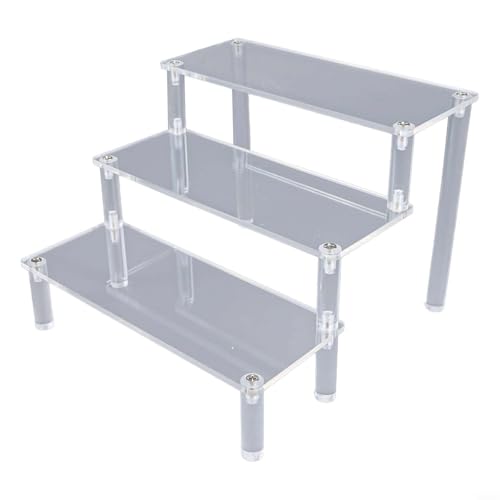 Transparenter Präsentationsständer mit 13 Schichten für Schmuck und Parfüms (3 Schichten 20 cm) von BildeeMait