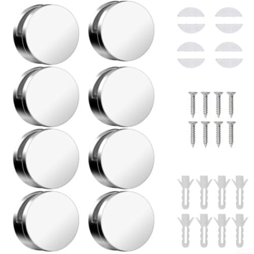 Widerstands-Spiegel-Clips 8 Stück zur Wandmontage Glasspiegel von BildeeMait