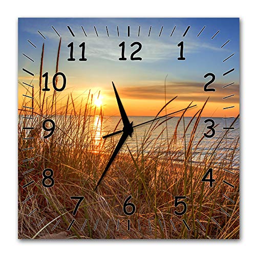Bilder-Manufaktur BM Funk Quarz Quarzwanduhr Wanduhr Funkwanduhr Funkwanduhren Funkuhr Funkuhren kein Ticken lautlos geräuschlos leise ohne Tickgeräusche groß XXL MF10-9353-funk von Bilder-Manufaktur