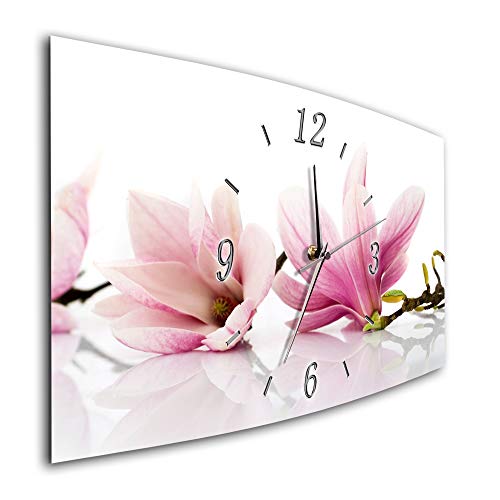 BM Funk Quarz Wanduhr Funkwanduhr Funkwanduhren Funkuhr Funkuhren kein Ticken lautlos geräuschlos leise modern ohne Tickgeräusche groß XXL Wohnzimmer Küche Magnolie Blüten Blumen 7033-1a BM Funk Quarz Wanduhr Funkwanduhr Funkwanduhren Funkuhr Funkuhren kein Ticken lautlos geräuschlos leise modern ohne Tickgeräusche groß XXL Wohnzimmer Küche Magnolie Blüten Blumen 7033-1a von Bilder-Manufaktur