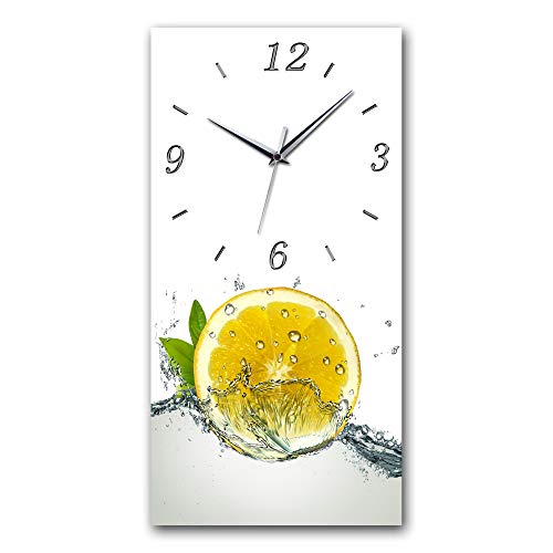 BM Funk Quarz Wanduhr Funkwanduhr Funkwanduhren Funkuhr Funkuhren kein Ticken lautlos geräuschlos leise modern ohne Tickgeräusche groß XXL Wohnzimmer Küche Zitrone Obst Früchte 9011-1 UHK BM Funk Quarz Wanduhr Funkwanduhr Funkwanduhren Funkuhr Funkuhren kein Ticken lautlos geräuschlos leise modern ohne Tickgeräusche groß XXL Wohnzimmer Küche Zitrone Obst Früchte 9011-1 UHK von Bilder-Manufaktur