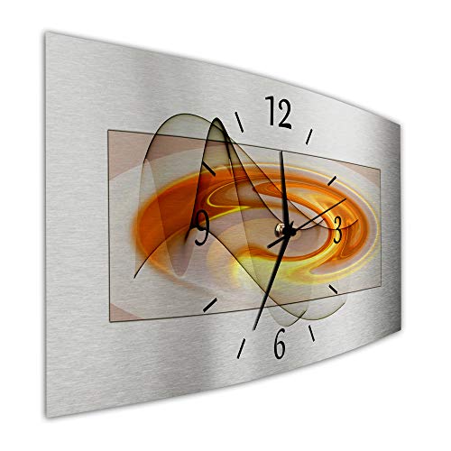Bilder-Manufaktur BM Funk Quarz Quarzwanduhr Wanduhr Funkwanduhr Funkwanduhren Funkuhr Funkuhren kein Ticken lautlos geräuschlos leise ohne Tickgeräusche groß XXL MF1-9531-funk von Bilder-Manufaktur