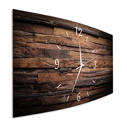 Bilder-Manufaktur BM Funk Quarz Wanduhr Funkwanduhr Funkwanduhren Funkuhr Funkuhren kein Ticken lautlos geräuschlos leise modern ohne Tickgeräusche groÃŸ XXL Wohnzimmer Küche 9647-1a WZ von Bilder-Manufaktur