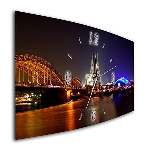 Bilder-Manufaktur BM Funk Quarz Wanduhr Funkwanduhr Funkwanduhren Funkuhr Funkuhren kein Ticken lautlos geräuschlos leise modern ohne Tickgeräusche groß XXL Wohnzimmer Skyline Köln Dom 7000-1a Bilder-Manufaktur BM Funk Quarz Wanduhr Funkwanduhr Funkwanduhren Funkuhr Funkuhren kein Ticken lautlos geräuschlos leise modern ohne Tickgeräusche groß XXL Wohnzimmer Skyline Köln Dom 7000-1a von Bilder-Manufaktur