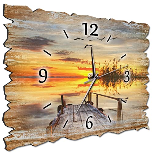 Bilder-Manufaktur BM Holz Funk Quarz Quarzwanduhr Wanduhr Funkwanduhr Funkwanduhren Funkuhr Funkuhren kein Ticken lautlos geräuschlos leise ohne Tickgeräusche groß XXL H3b-10227-funk Bilder-Manufaktur BM Holz Funk Quarz Quarzwanduhr Wanduhr Funkwanduhr Funkwanduhren Funkuhr Funkuhren kein Ticken lautlos geräuschlos leise ohne Tickgeräusche groß XXL H3b-10227-funk von Bilder-Manufaktur