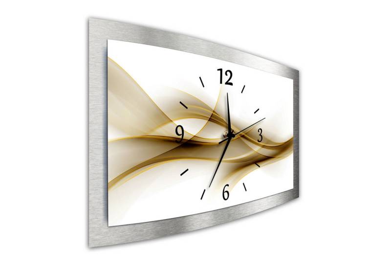 Bilder-Manufaktur Wanduhr BM-N-3D-10313-1 (BM, 3D Funkuhr oder Quarzuhr, kein Ticken, lautlos, geräuschlos, gross) von Bilder-Manufaktur