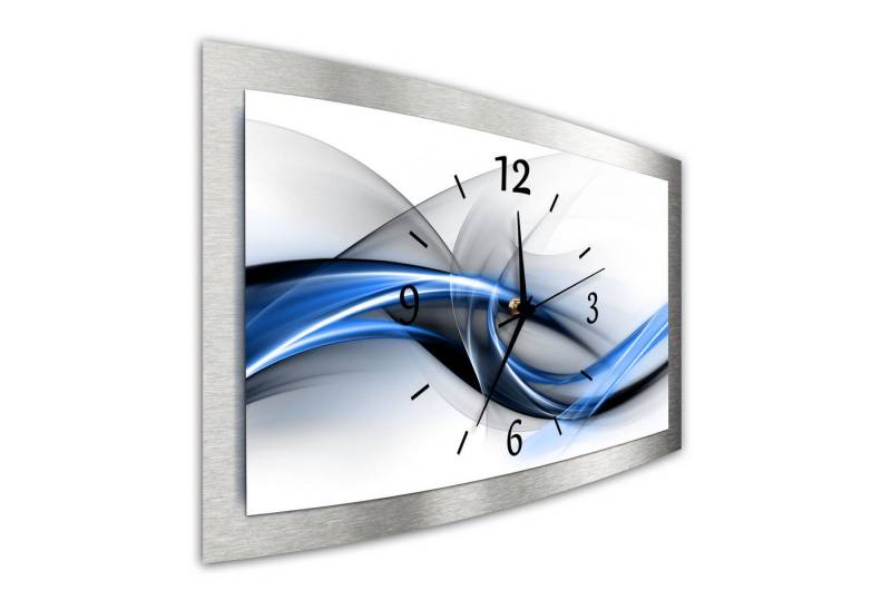 Bilder-Manufaktur Wanduhr BM-N-3D-10319-1 (BM, 3D Funkuhr oder Quarzuhr, kein Ticken, lautlos, geräuschlos, gross) von Bilder-Manufaktur