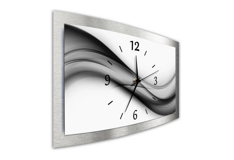 Bilder-Manufaktur Wanduhr BM-N-3D-10322-1 (BM, 3D Funkuhr oder Quarzuhr, kein Ticken, lautlos, geräuschlos, gross) von Bilder-Manufaktur
