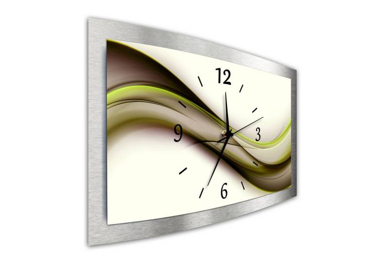 Bilder-Manufaktur Wanduhr BM-N-3D-10323-1 (BM, 3D Funkuhr oder Quarzuhr, kein Ticken, lautlos, geräuschlos, gross) von Bilder-Manufaktur