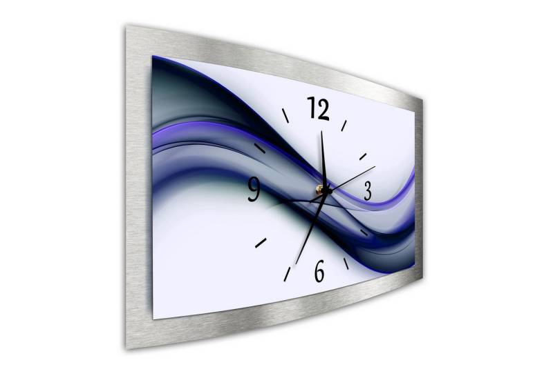 Bilder-Manufaktur Wanduhr BM-N-3D-10324-1 (BM, 3D Funkuhr oder Quarzuhr, kein Ticken, lautlos, geräuschlos, gross) von Bilder-Manufaktur