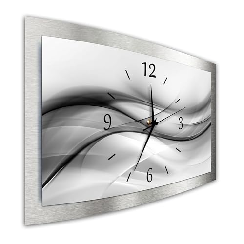 Bilder-Manufaktur bm 3D Funk Quarz Quarzwanduhr Wanduhr Funkwanduhr Funkwanduhren Funkuhr Funkuhren kein Ticken lautlos geräuschlos leise modern ohne Tickgeräusche Gross XXL MF5-3D-10435a-funk von Bilder-Manufaktur
