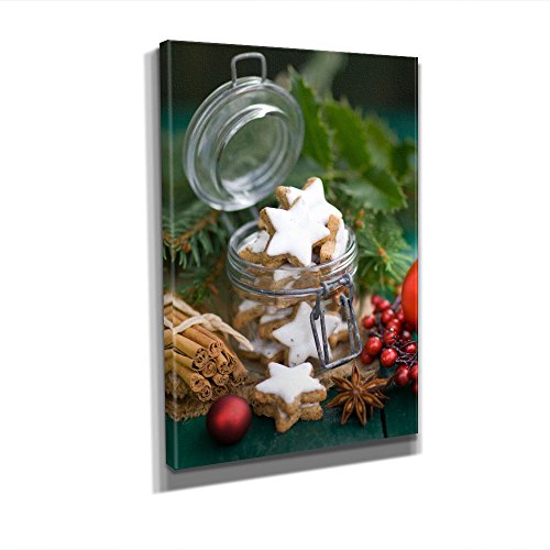 Weihnachten Bild E460, 1 Teil 60x90cm Leinwand auf Holzrahmen aufgespannt, FineArt Print, UV-stabil und wasserfest, Kunstdruck für Büro oder Wohnzimmer, Deko Bild Weihnachten Bild E460, 1 Teil 60x90cm Leinwand auf Holzrahmen aufgespannt, FineArt Print, UV-stabil und wasserfest, Kunstdruck für Büro oder Wohnzimmer, Deko Bild von BilderKing