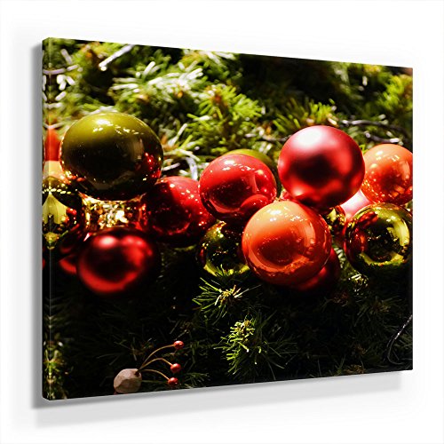 Weihnachten Bild F250, 1 Teil 50x50cm Leinwand auf Holzrahmen aufgespannt, FineArt Print, UV-stabil und wasserfest, Kunstdruck für Büro oder Wohnzimmer, Deko Bild Weihnachten Bild F250, 1 Teil 50x50cm Leinwand auf Holzrahmen aufgespannt, FineArt Print, UV-stabil und wasserfest, Kunstdruck für Büro oder Wohnzimmer, Deko Bild von BilderKing