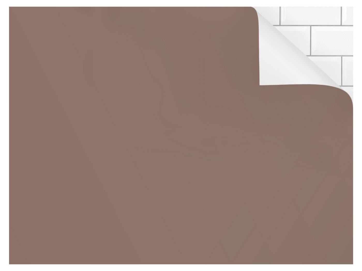 Bilderdepot24 Badrückwand braun fugenlose Wandverkleidung Bad Unifarben, (Hartfolie matt » Selbstklebend PREMIUM 0,61 mm), wasserfestes Wandpaneel Jellied Jostaberry von Bilderdepot24