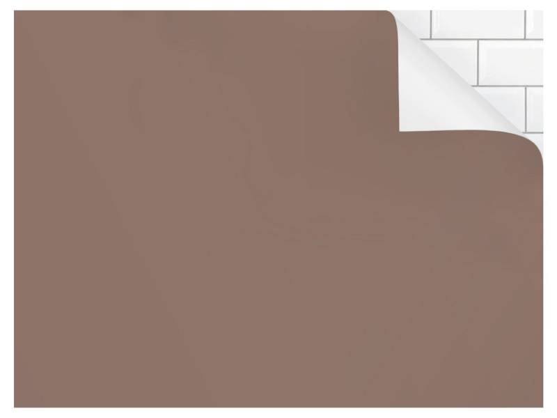 Bilderdepot24 Badrückwand braun fugenlose Wandverkleidung Bad Unifarben, (Hartfolie matt » Selbstklebend PREMIUM 0,61 mm), wasserfestes Wandpaneel Jellied Jostaberry von Bilderdepot24