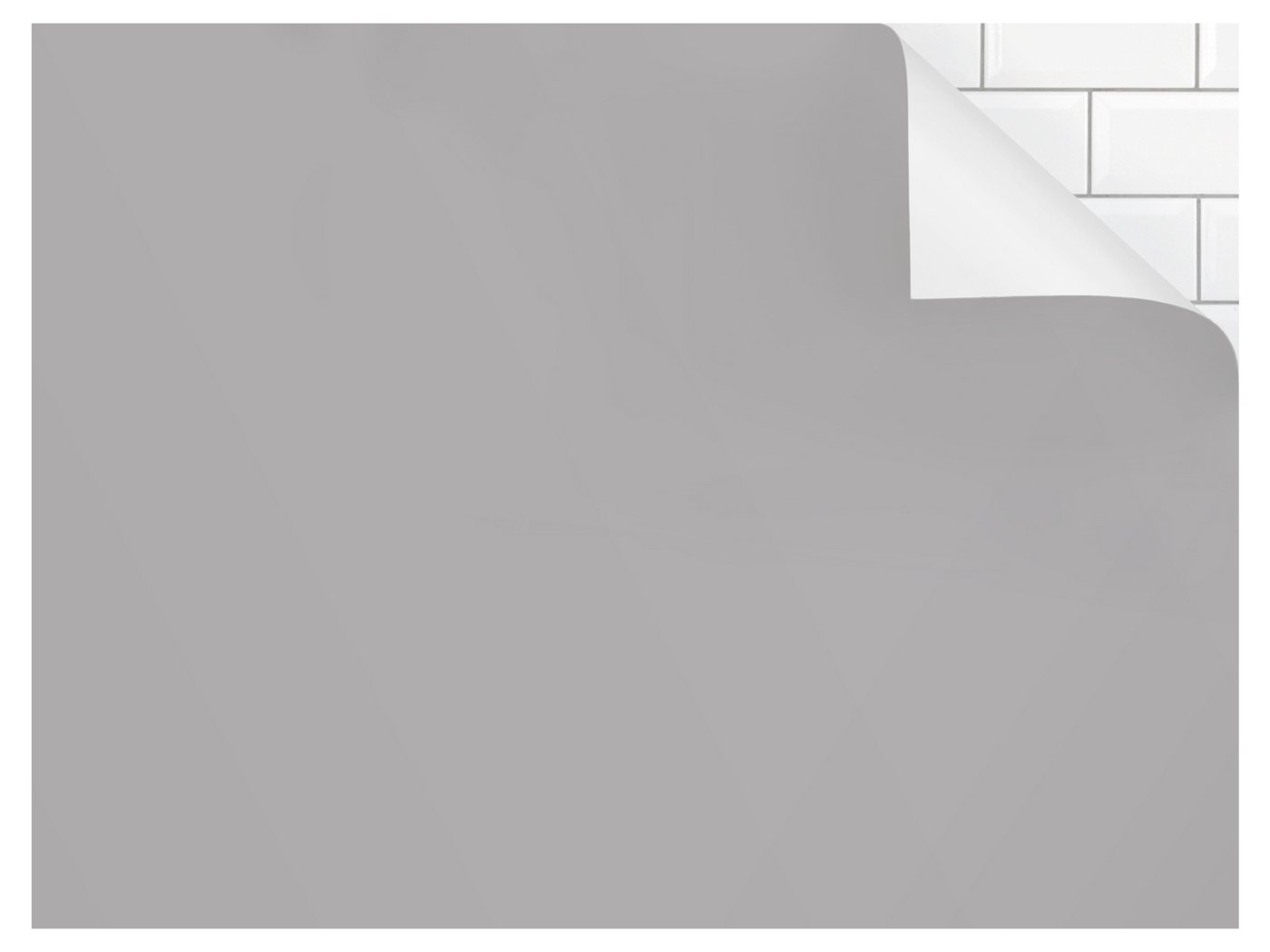 Bilderdepot24 Badrückwand grau fugenlose Wandverkleidung Bad Unifarben, (Hartfolie matt » Selbstklebend SMART 0,35 mm), wasserfestes Wandpaneel Achatgrau von Bilderdepot24