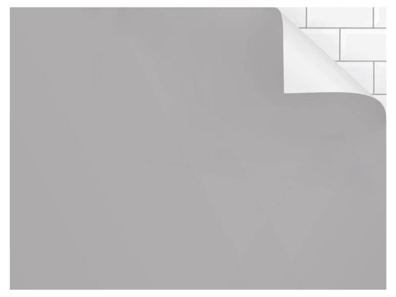 Bilderdepot24 Badrückwand grau fugenlose Wandverkleidung Bad Unifarben, (Hartfolie matt » Selbstklebend SMART 0,35 mm), wasserfestes Wandpaneel Achatgrau von Bilderdepot24