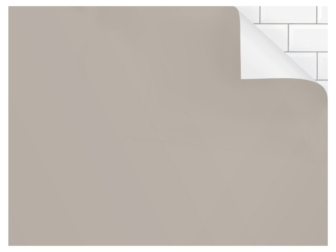 Bilderdepot24 Badrückwand grün fugenlose Wandverkleidung Bad Unifarben, (Hartfolie matt » Selbstklebend SMART 0,35 mm), wasserfestes Wandpaneel Chilled Chai Latte von Bilderdepot24
