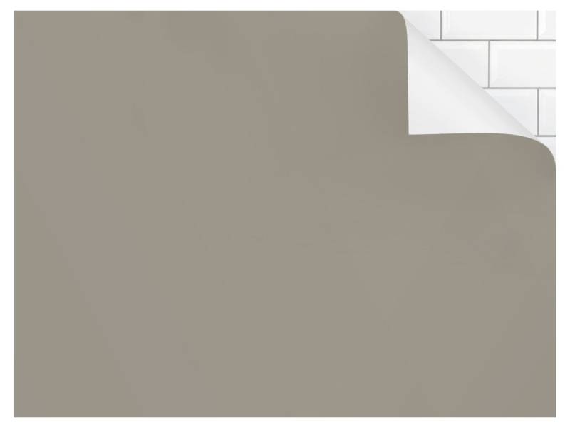 Bilderdepot24 Badrückwand grün fugenlose Wandverkleidung Bad Unifarben, (Hartfolie matt » Selbstklebend SMART 0,35 mm), wasserfestes Wandpaneel Grey Pumpkin von Bilderdepot24
