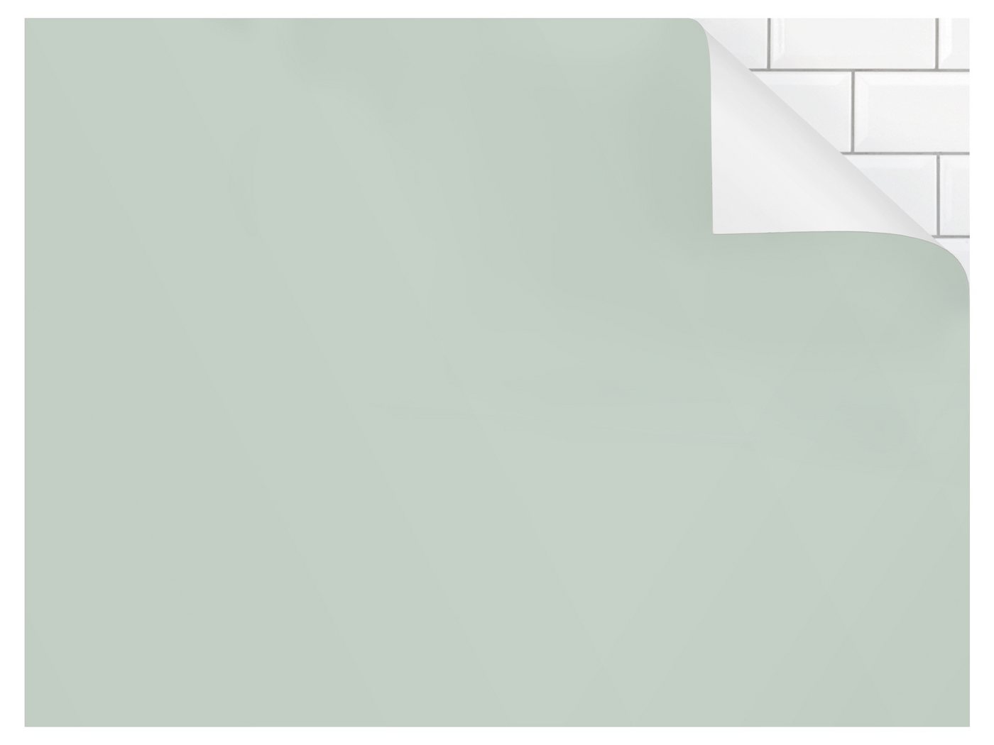 Bilderdepot24 Badrückwand türkis fugenlose Wandverkleidung Bad Unifarben, (Hartfolie matt » Selbstklebend SMART 0,35 mm), wasserfestes Wandpaneel Perky Peppermint von Bilderdepot24